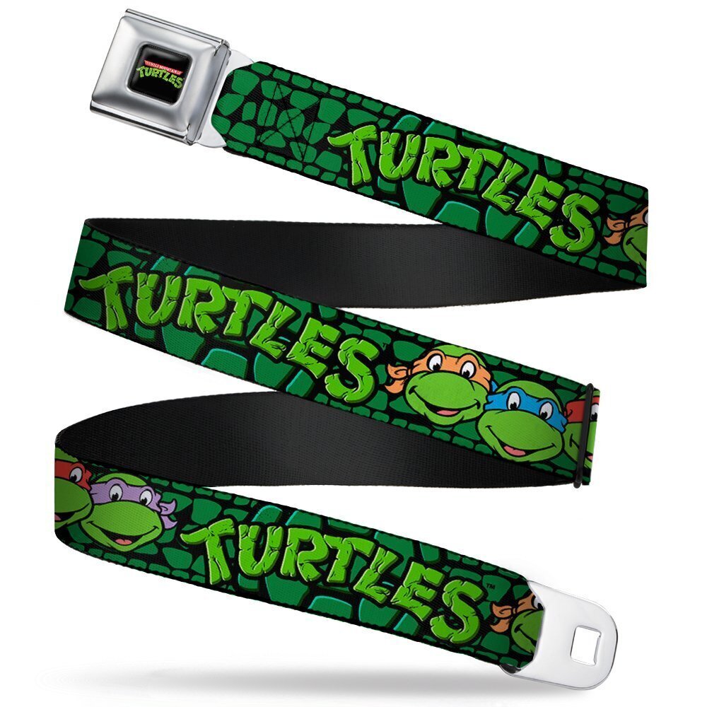 7159 Buckle Down Buckle-down Seatbelt Ninja Turtles Belt Multicolor